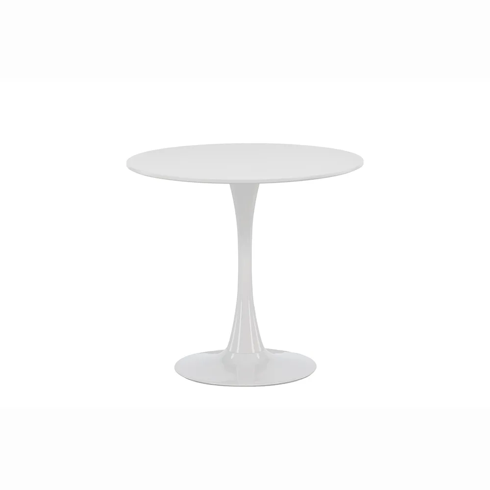 Matbord Venture Home Hamden Vit Runt Bord Ø80 cm