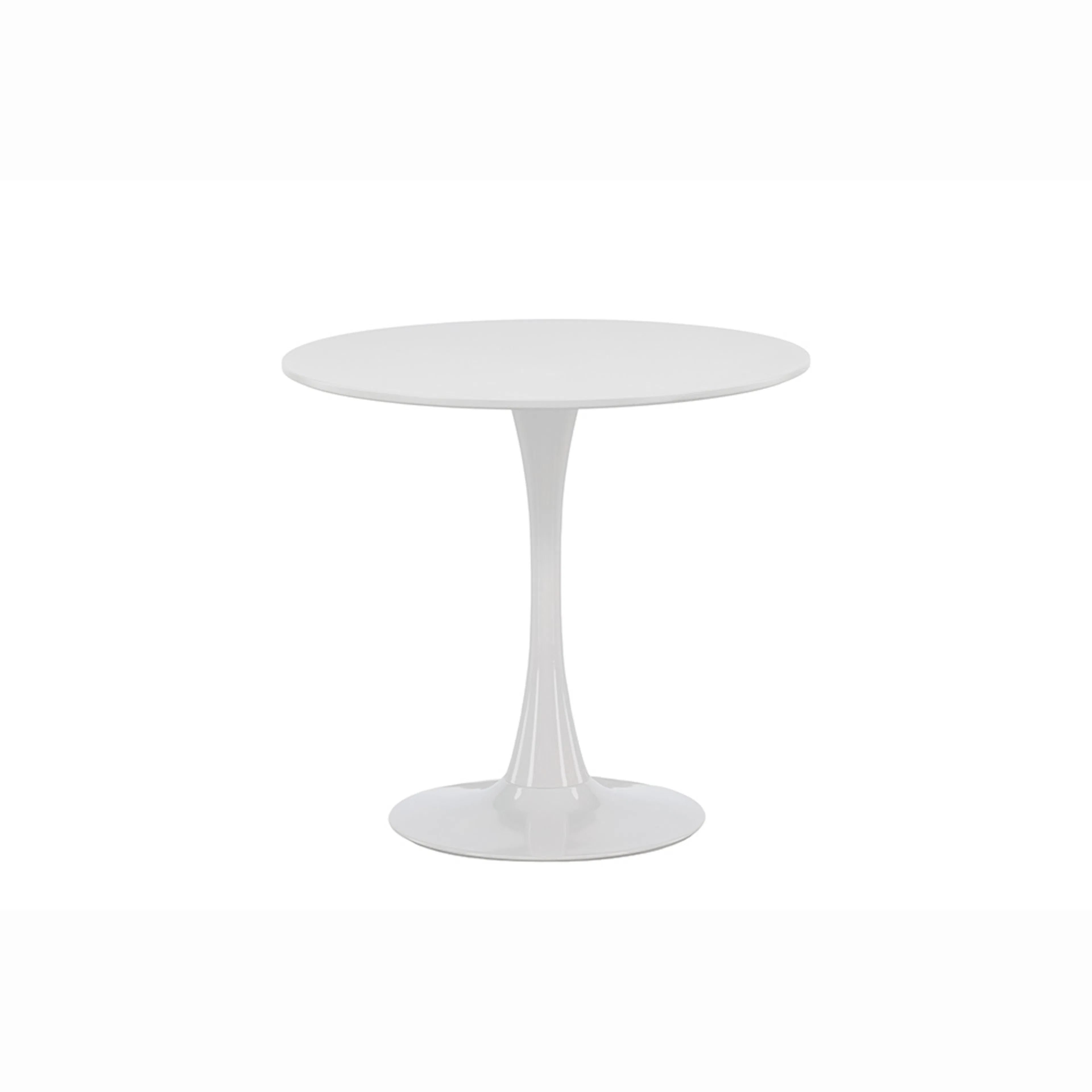 Matbord Venture Home Hamden Vit Runt Bord Ø80 cm