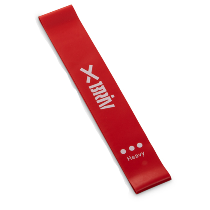 Träningsband Briv Latex 60x5 cm 0,9 mm Rött