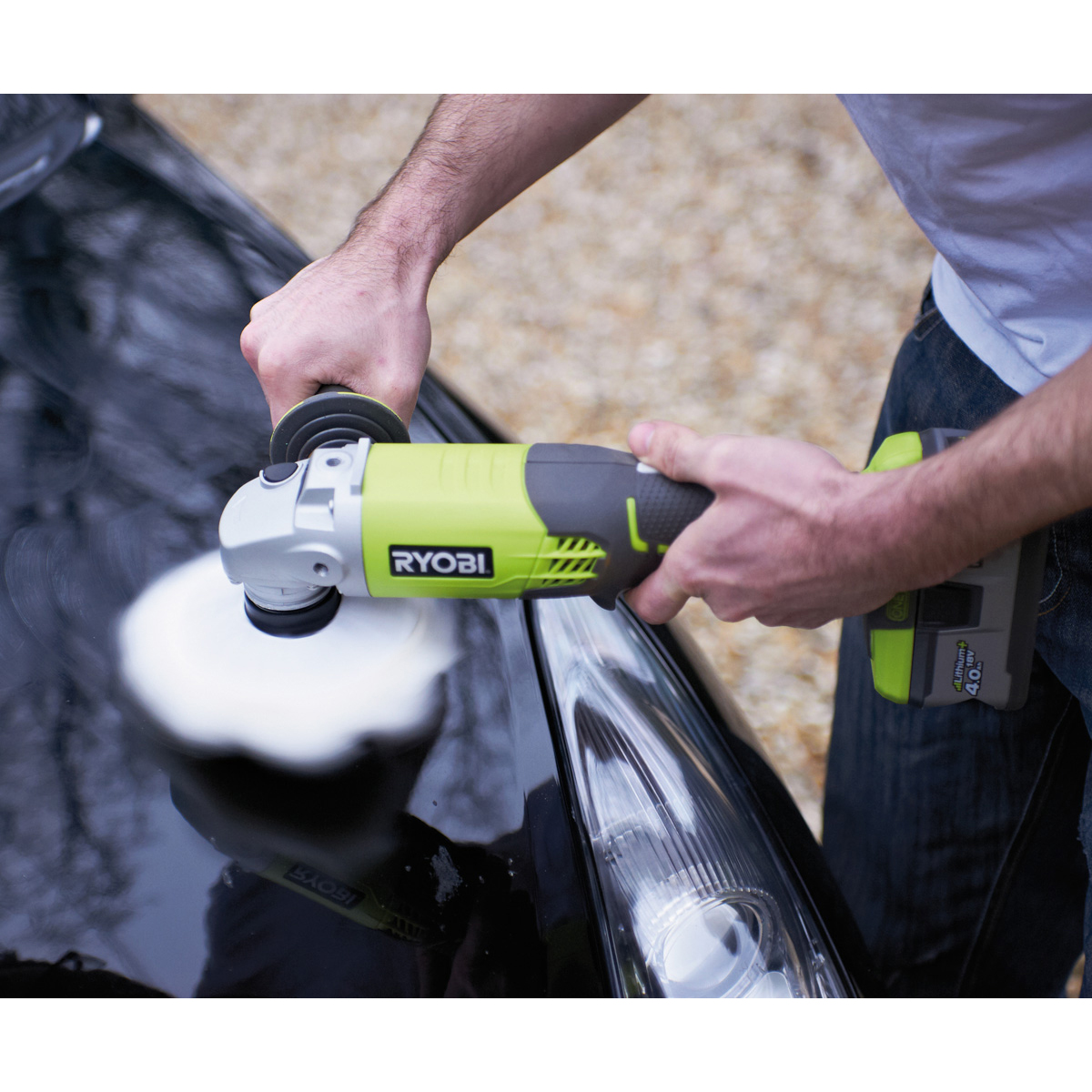 Vinkelslip RYOBI ONE+ RA18AG-0 18V 7500rpm 115mm utan batteri & laddare