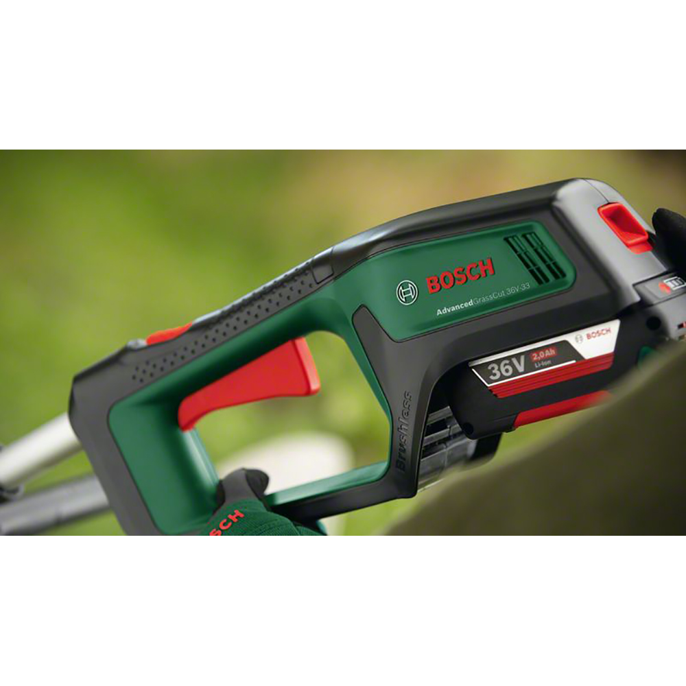 Grästrimmer Bosch Power Tools Advgrasscut med Batteri och Laddare