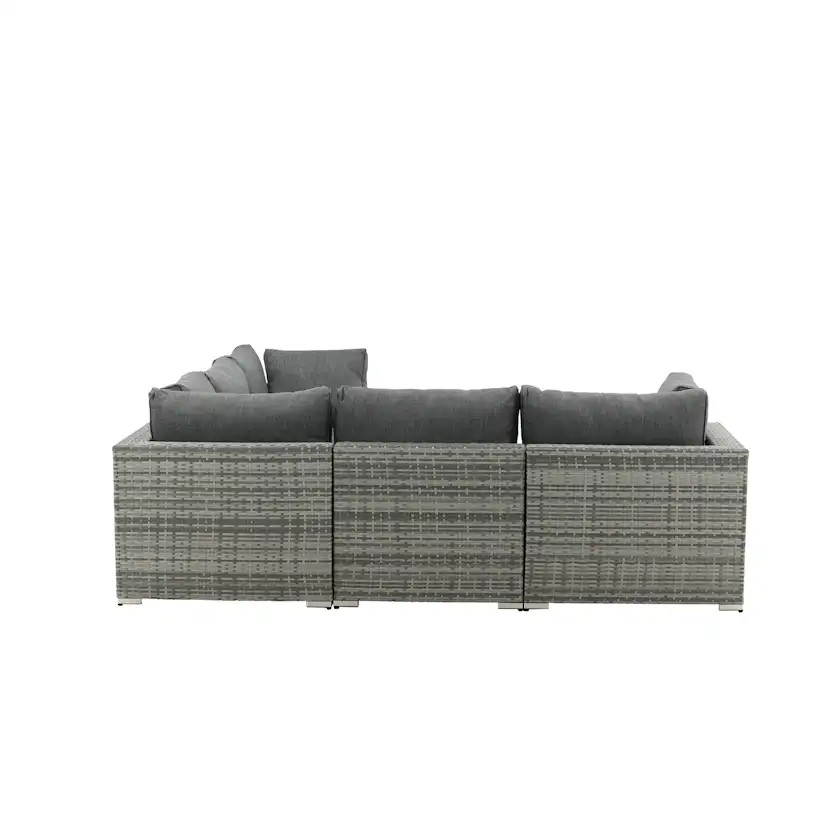 Amazon Modulsoffa 3+2+1 - Grå / grå dyna Grå
