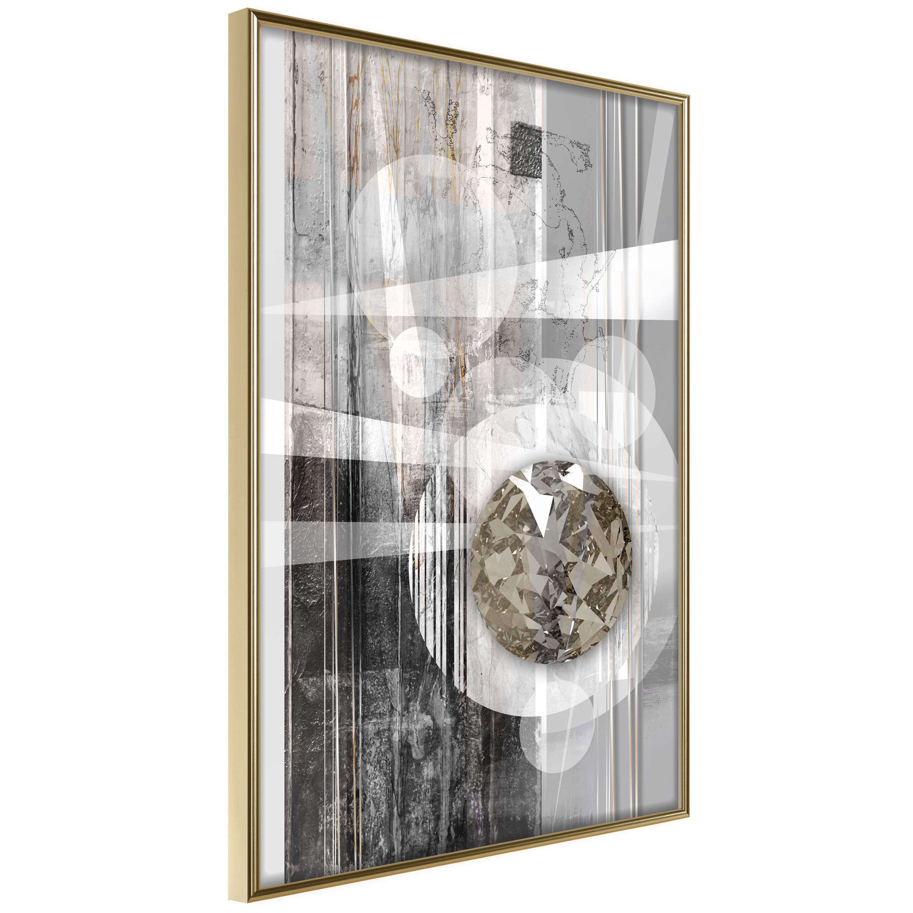 Poster Artgeist Affisch Silver Symmetry