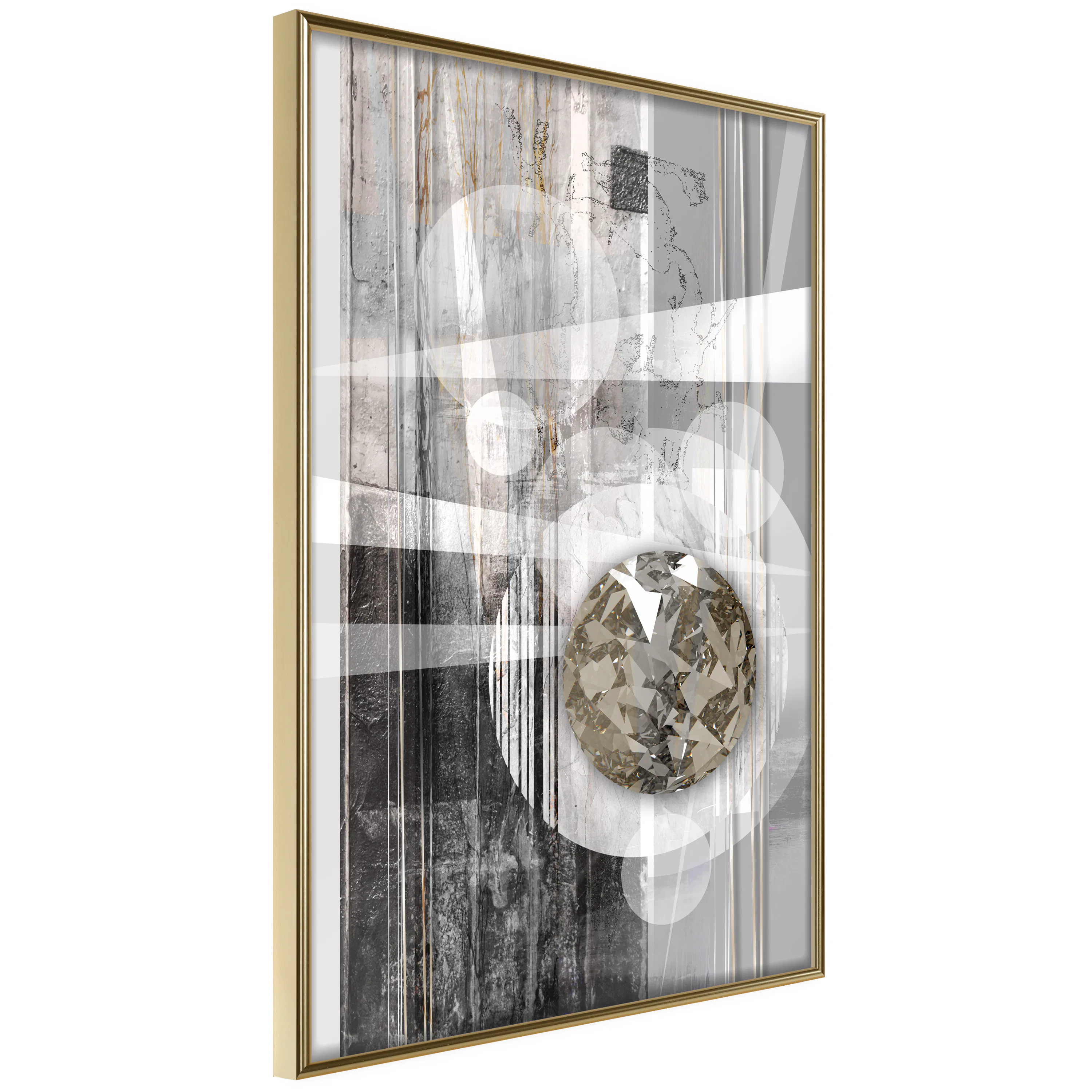 Poster Artgeist Affisch Silver Symmetry