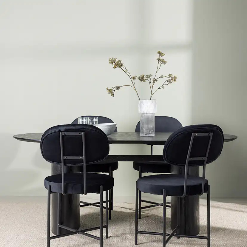 Matgrupp Venture Home Isolde med 4 st Stella stolar