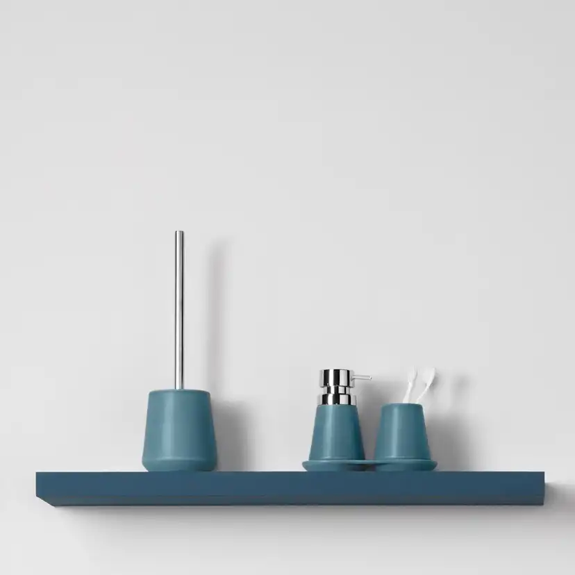CONICAL Tvåldispenser blå - SEALSKIN Blå/Krom