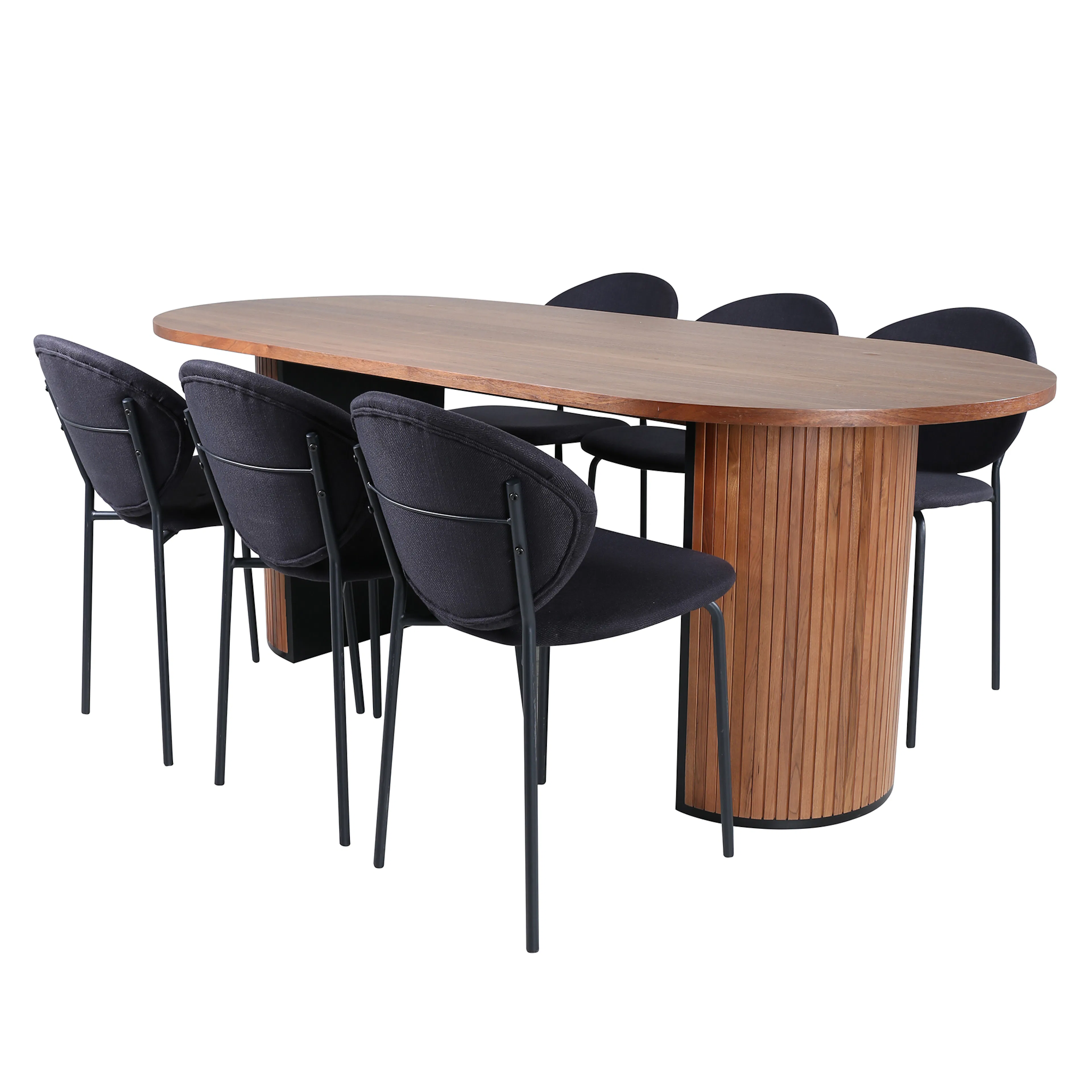 Matgrupp Venture Home Bianca med 6 Valor Stolar