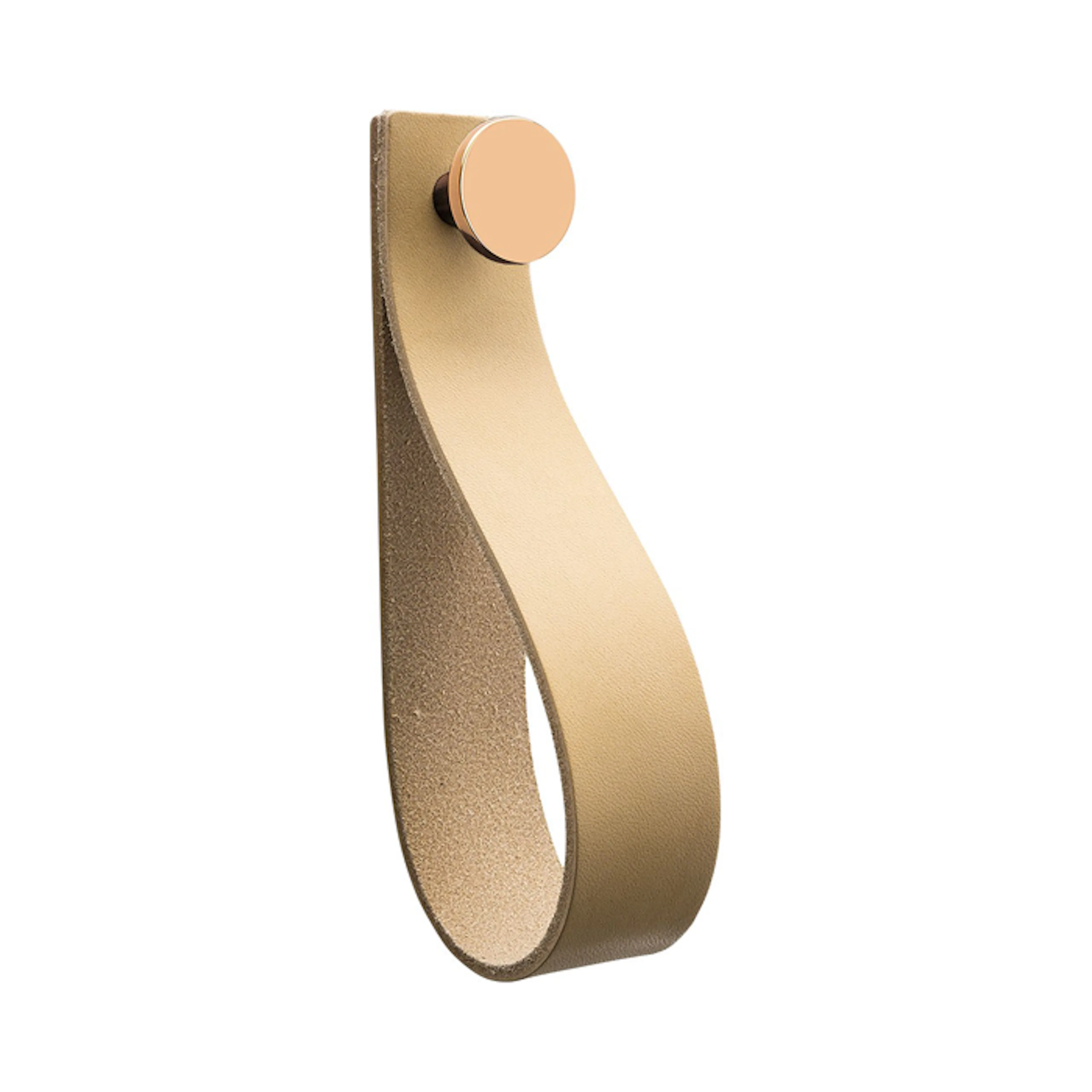 Loop Strap läder natur/koppar Koppar