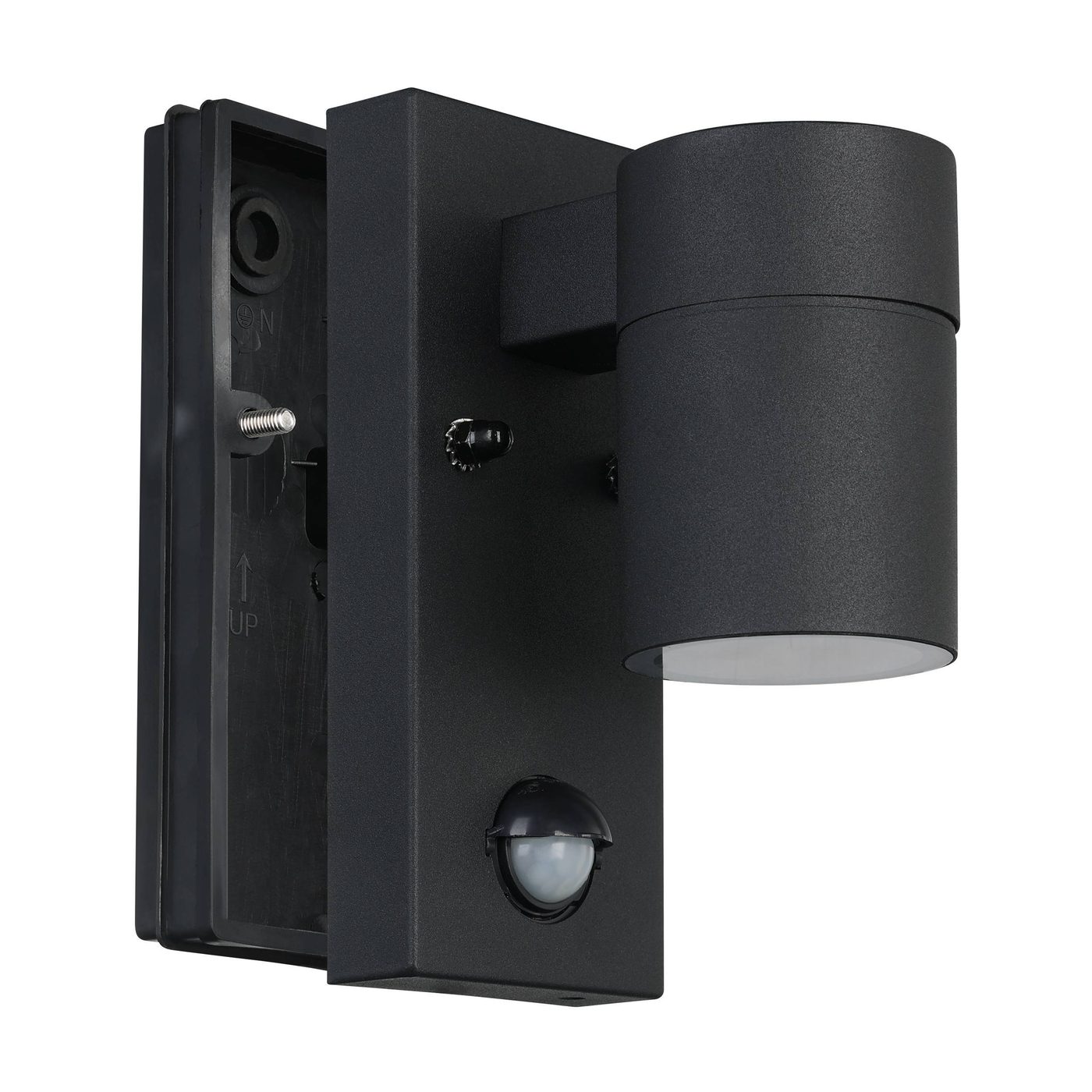 Vägglampa Utebelysning Eglo Riga 5 med Sensor Svart Klar