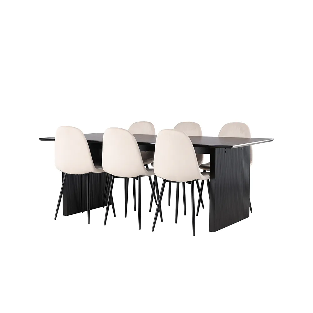 Svart/Beige