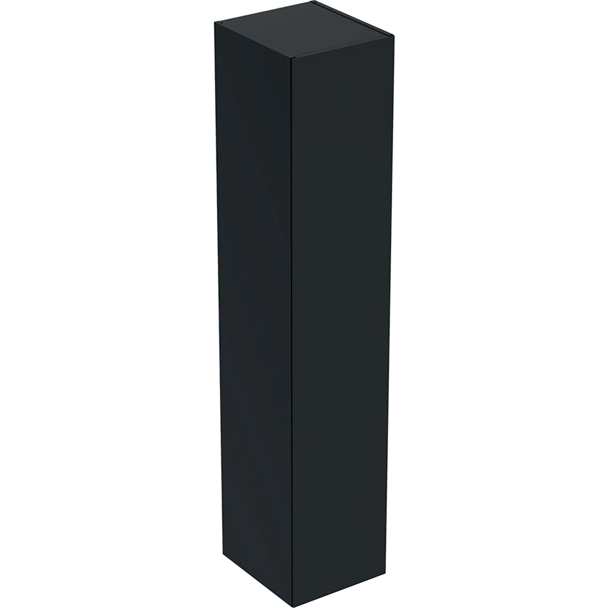 Ifö Elegant högskåp med en dörr: B=33cm, H=165cm, T=36.6cm, Svart