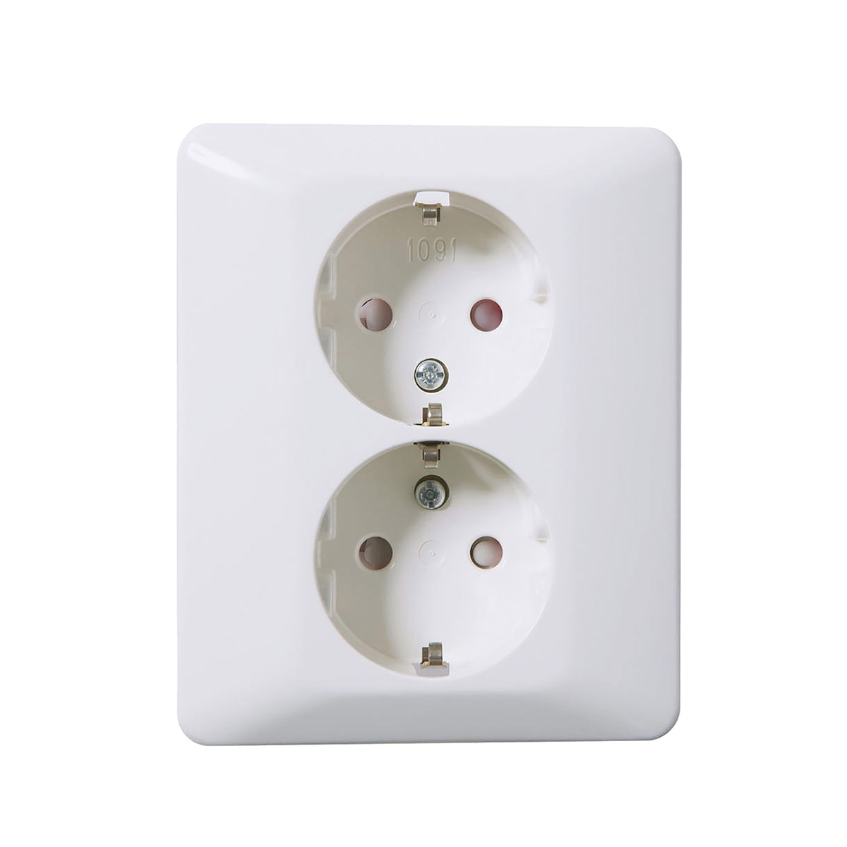 Vägguttag Elko 2-Vägs RS Renvit