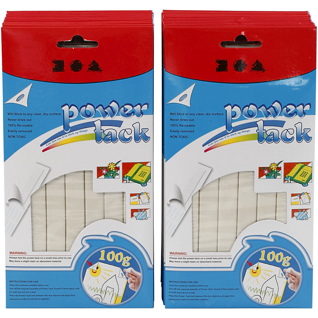 Häftmassa Creativ Company Power Tack 24x100 g/1 Låda