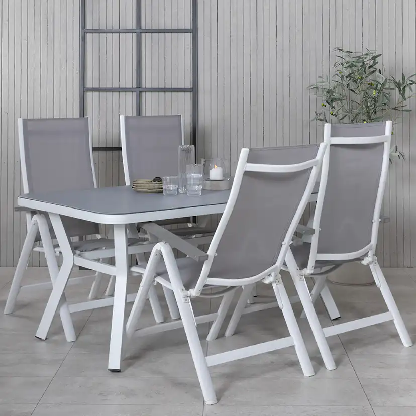 Matgrupp Venture Home Vyn med 4 Arz Matstolar