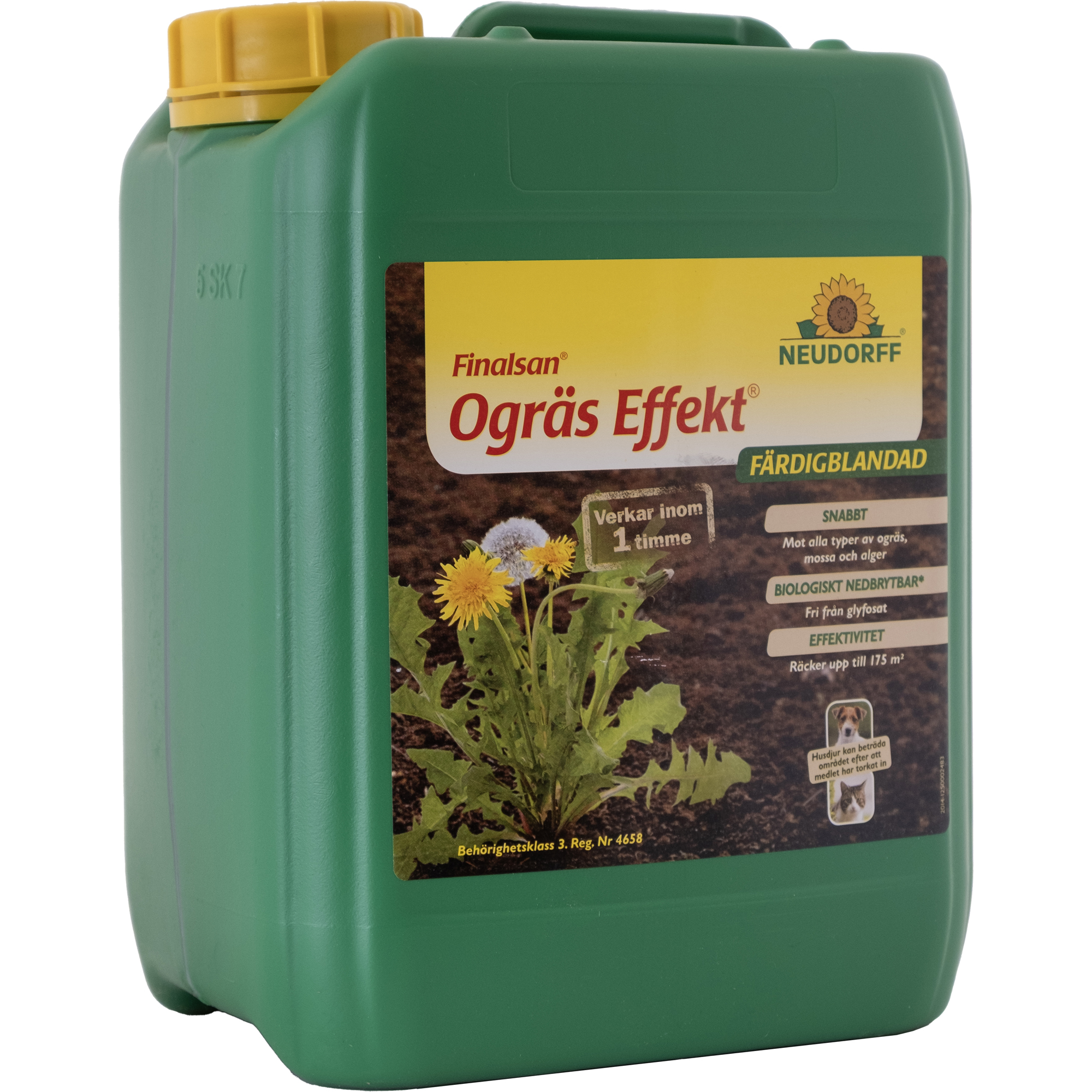 Ogräsbekämpning Neudorff Effekt 5L Färdigblandad för Odling & Trädgårdsskötsel