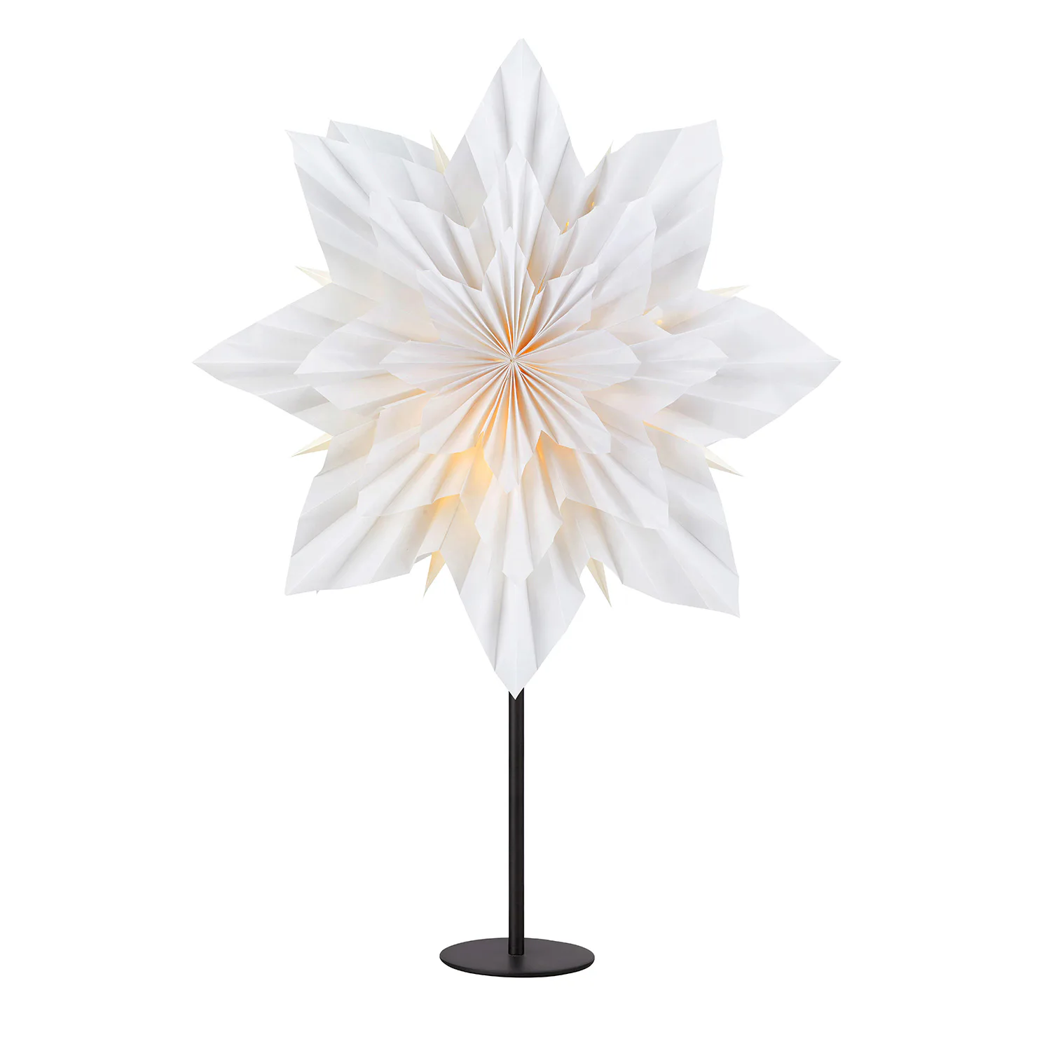 NEELA Bordstjärna 45cm Vit/Svart Vit