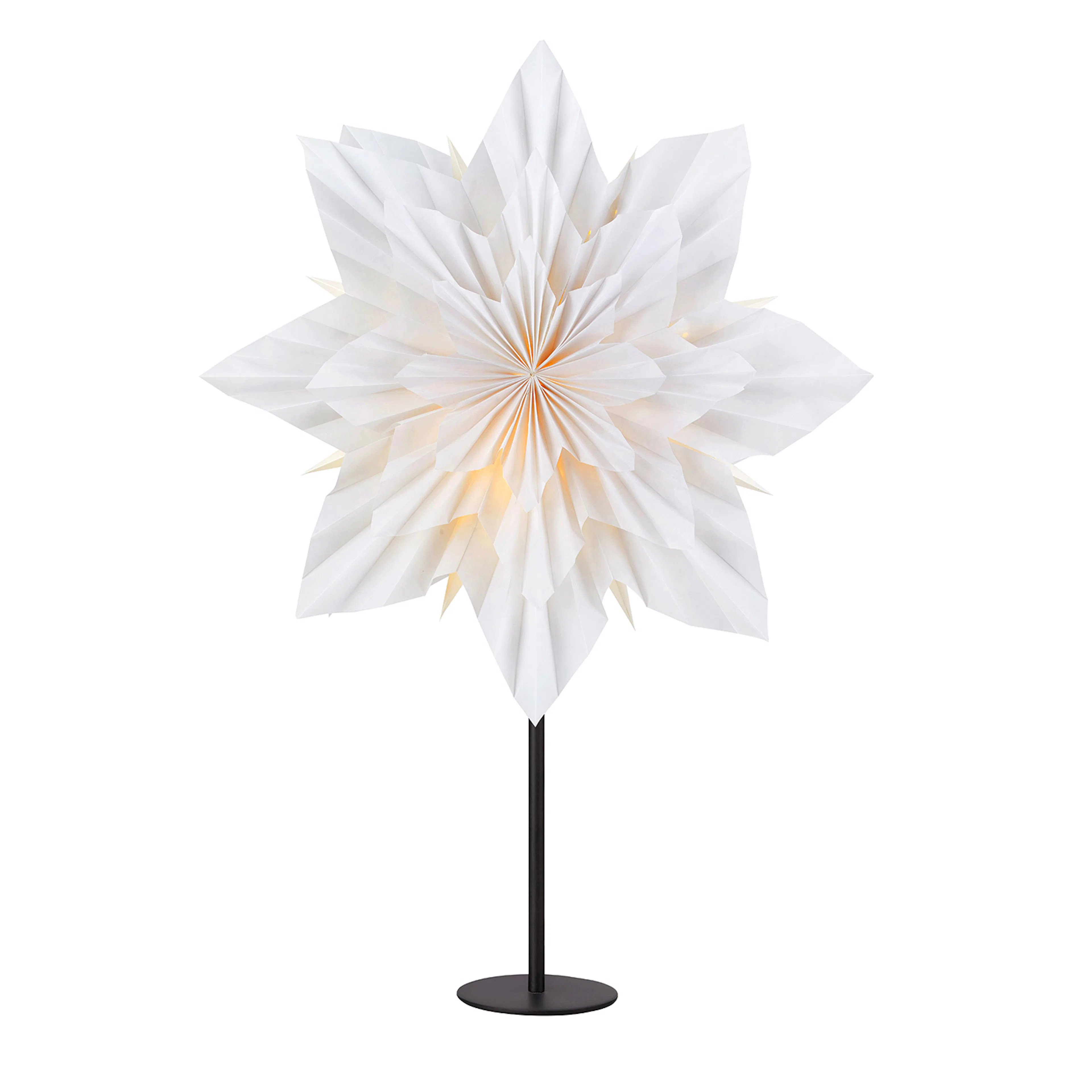 NEELA Bordstjärna 45cm Vit/Svart Vit