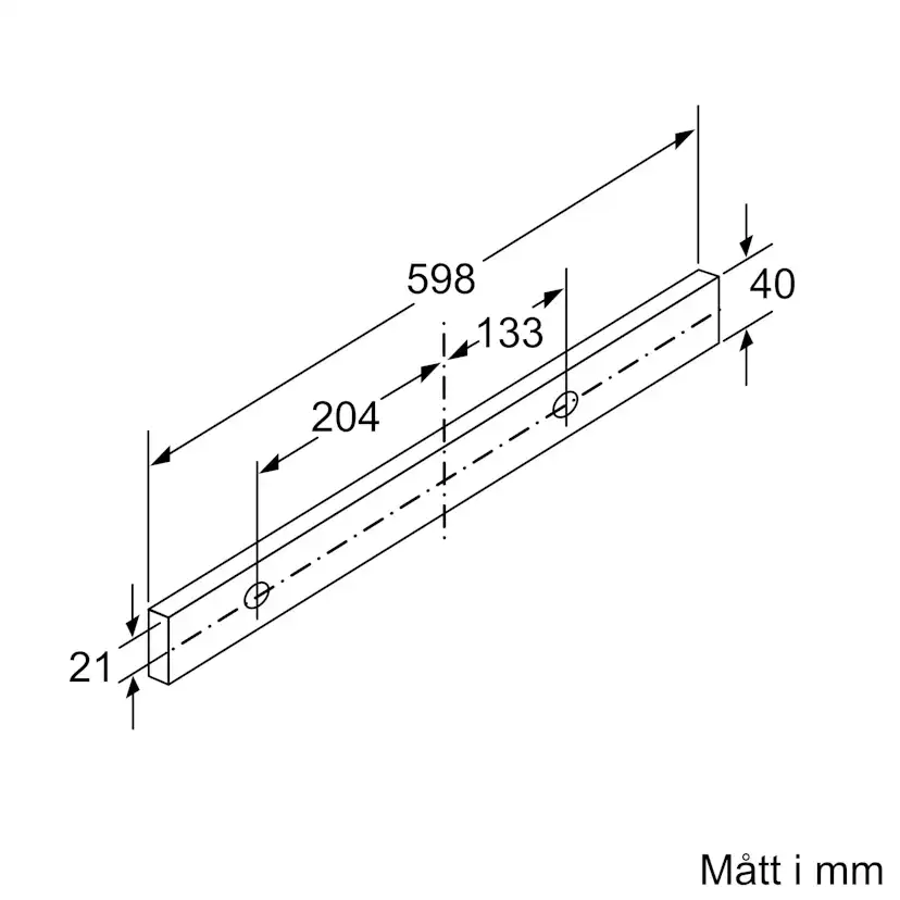Köksfläkt Bosch DFS067A51