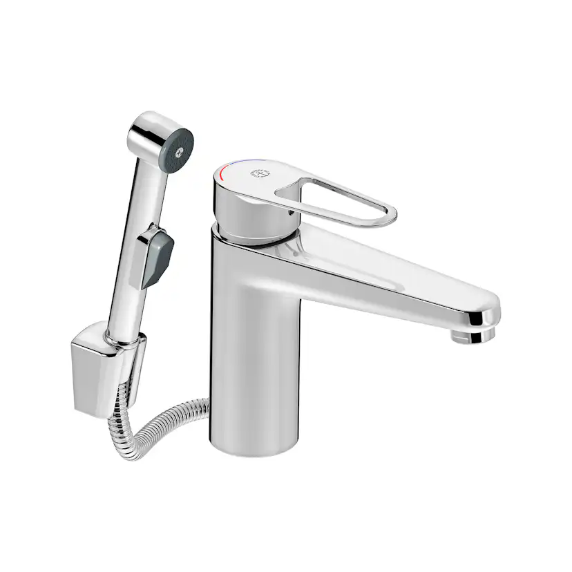 Tvättställsblandare Gustavsberg Nya Nautic 150 mm med Handdusch