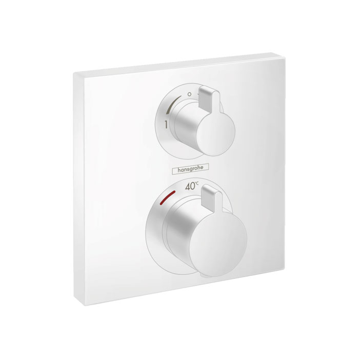 Inbyggnadspaket Dusch Hansgrohe Ecostat Matt Vit Matt Vit