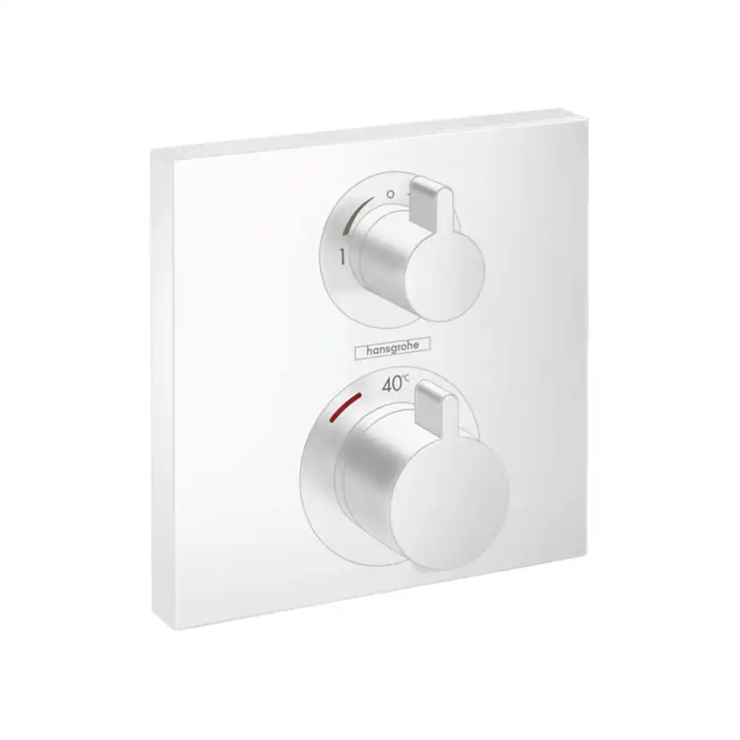 Inbyggnadspaket Dusch Hansgrohe Ecostat Matt Vit Matt Vit