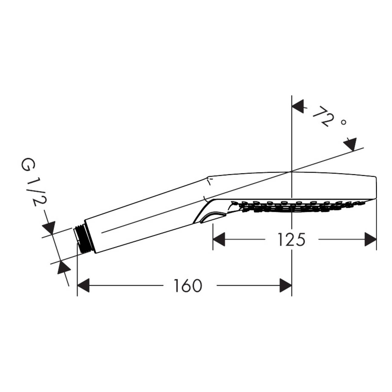 Handdusch Hansgrohe Raindance Select S 120 3jet PowderRain