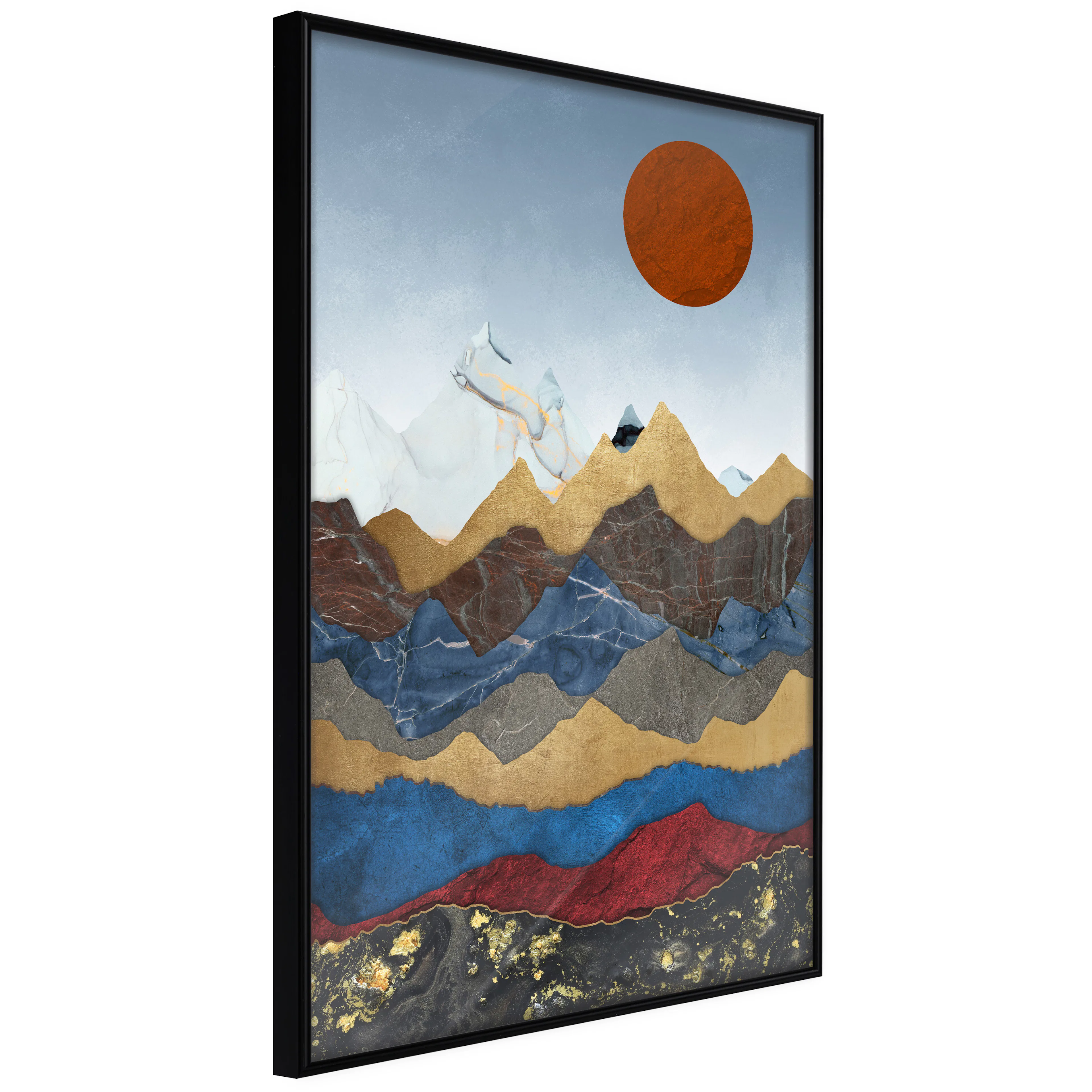 Affisch - Colombia's Heart [Poster] 30x45 Svart ram, 30x45 cm