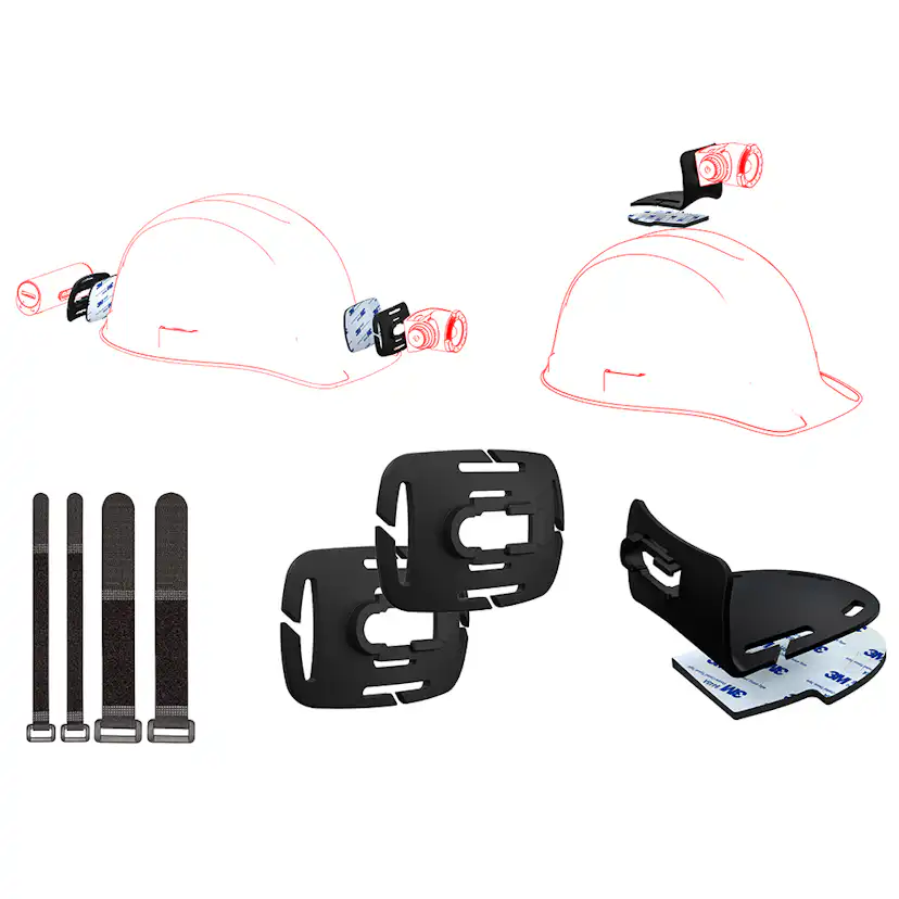 Hjälmfästekit Ledlenser H5R, H7R, H15R Work & H5 Core