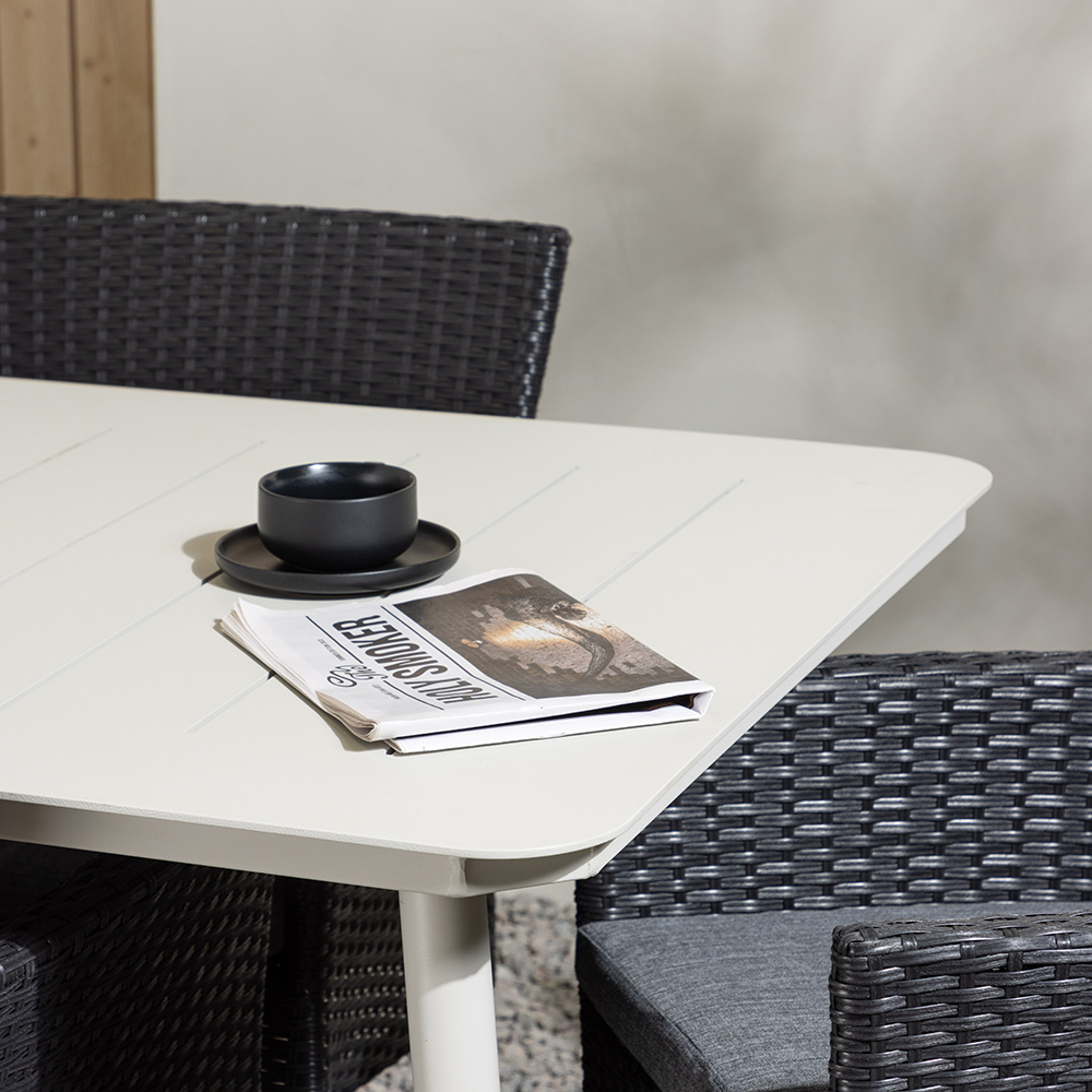 Matgrupp Venture Home Lina Bord med 6 Malina Stolar