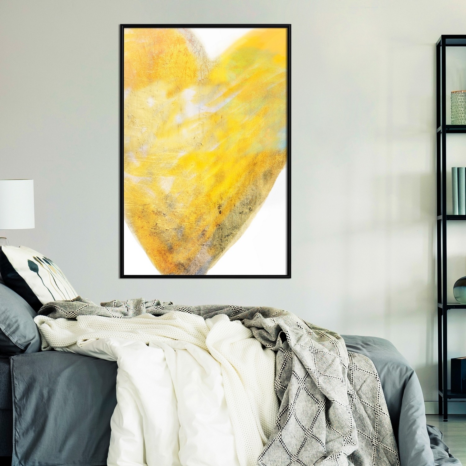 Affisch - Sunny Heart [Poster] 20x30 Svart ram, 20x30 cm