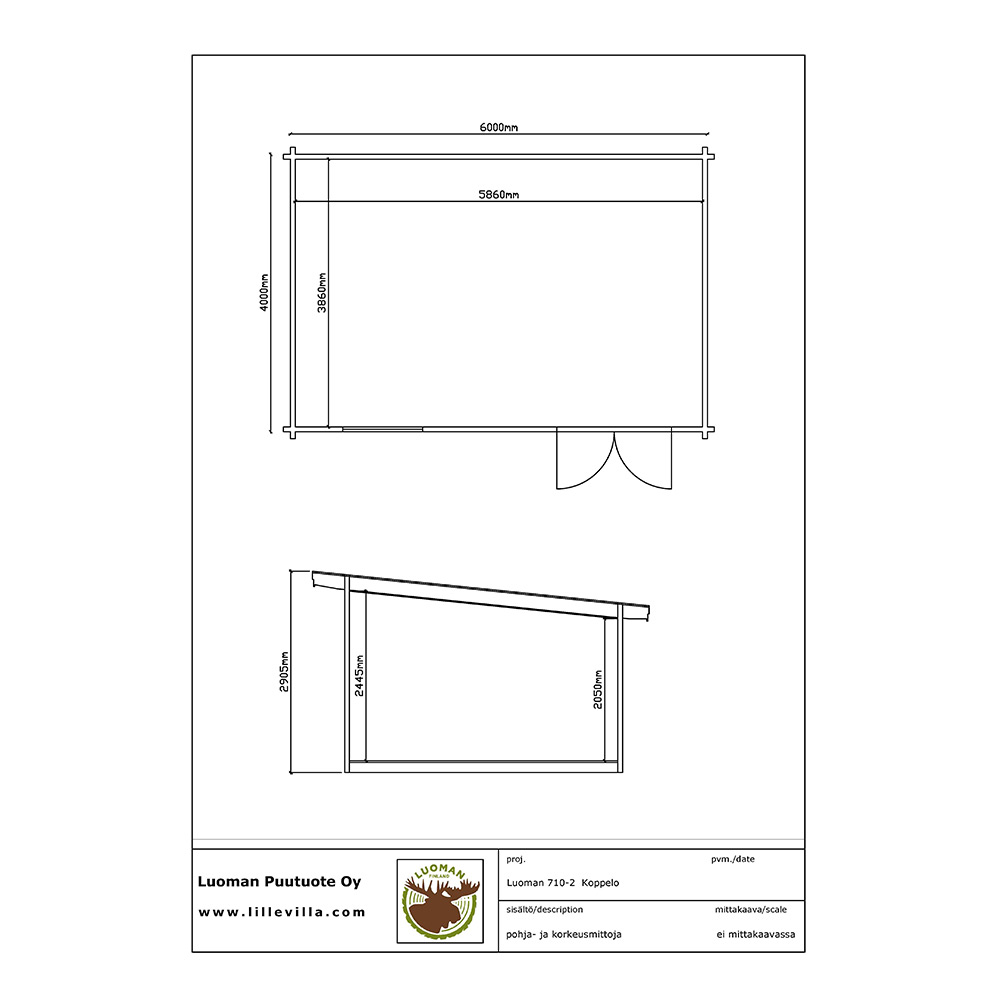 Stuga Luoman Lillevilla Koppelo 24 m2
