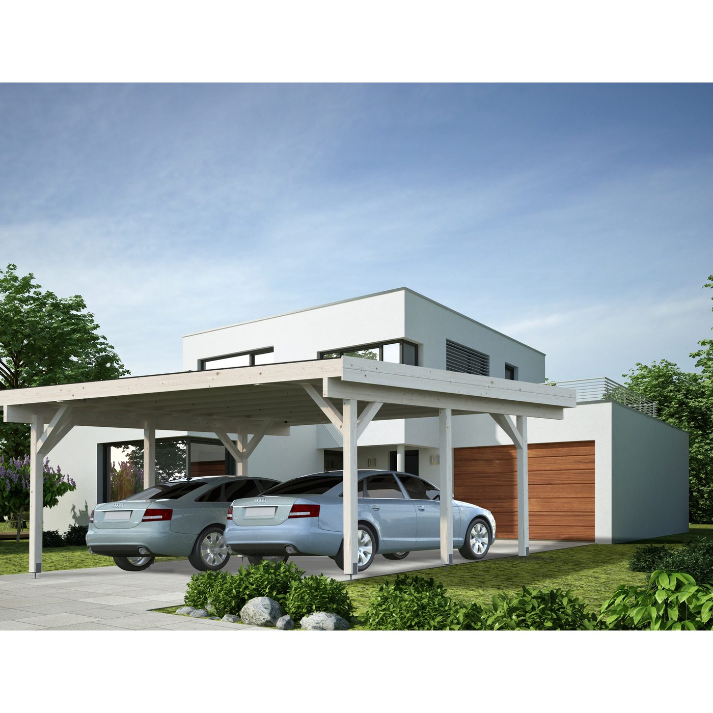 Carport Karl 20,6 m2 Obehandlad