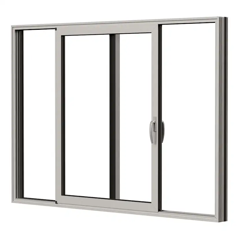 Skjutdörr NorDan HelAlu Aluminium 2-Delad Enkelspår
