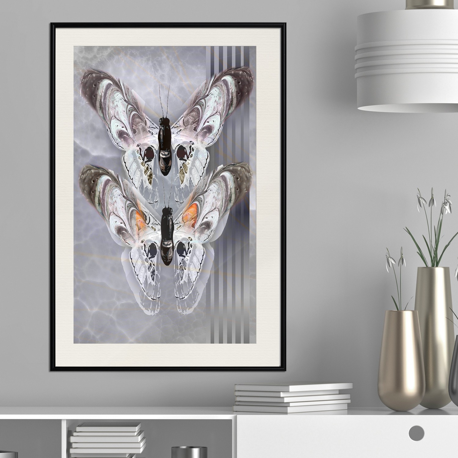 Poster Artgeist Affisch Couple Butterfly