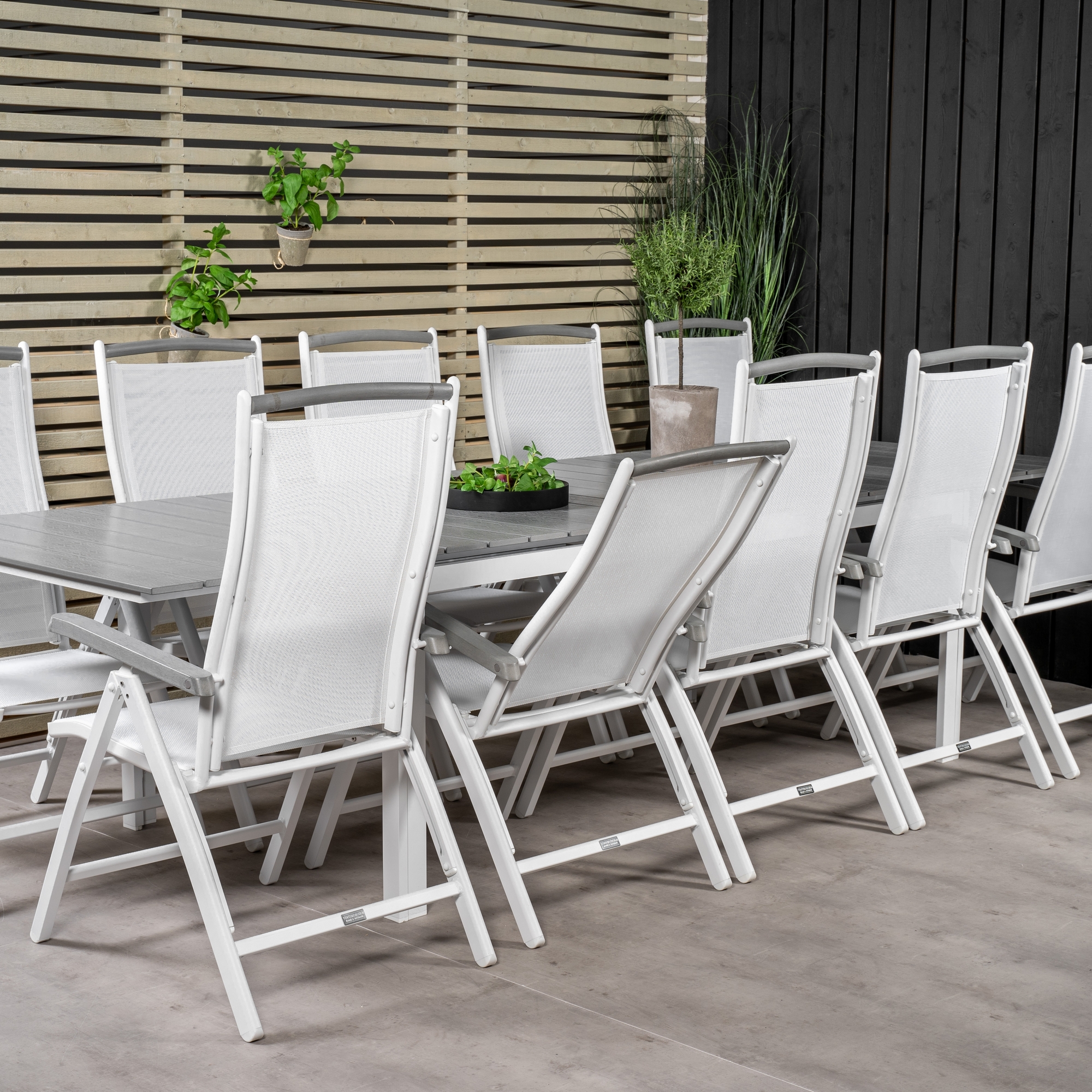 Matgrupp Venture Home Lova 224/324 med 10 Aleyna Stolar