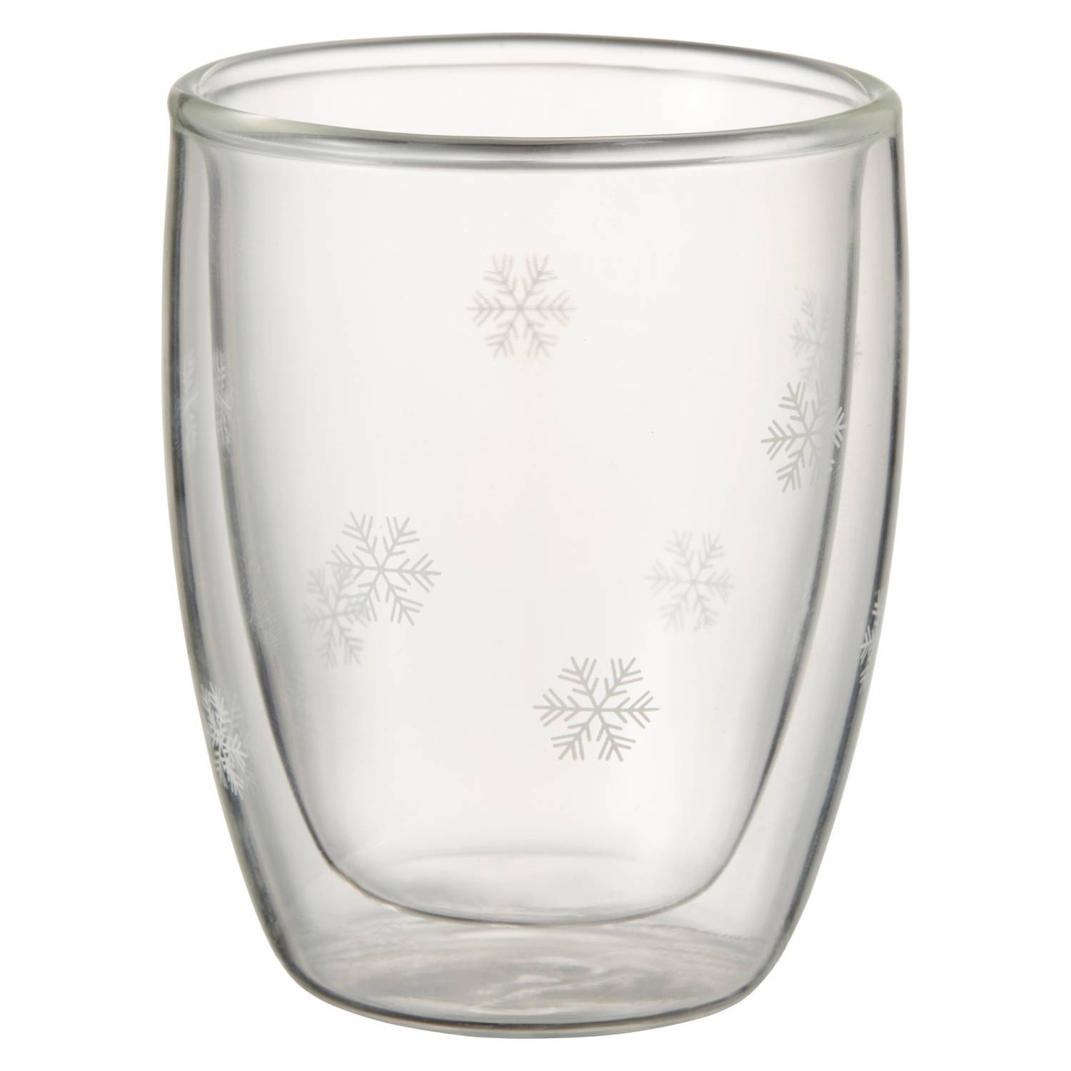 Glöggmugg Dorre Snöstjärna Dubbelväggigt Glas 2-pack