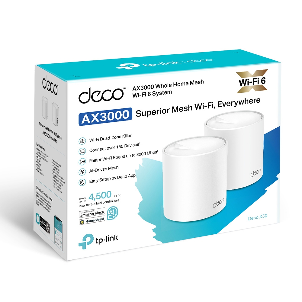 Mesh TP-Link Deco X50 AX3000 2-pack