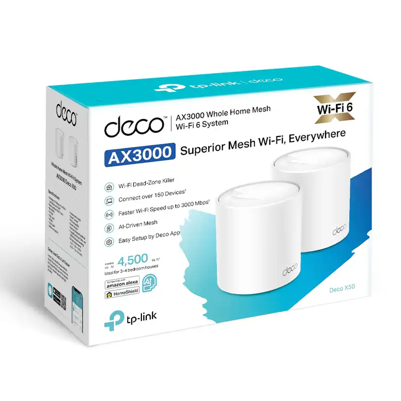 Mesh TP-Link Deco X50 AX3000 2-pack
