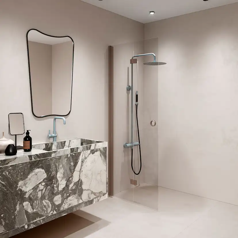 Duschdörr Hietakari Forma 303 Vikbar