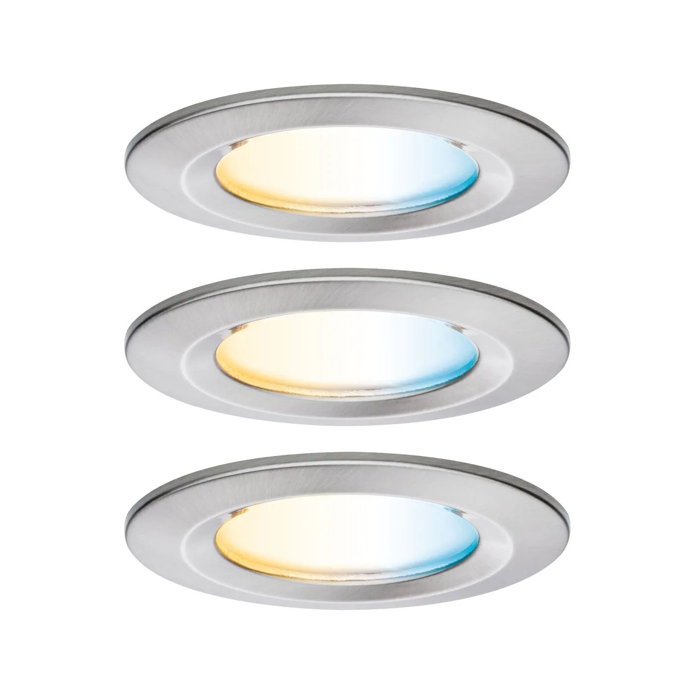 Downlight Paulmann Nova Coin Round Borstat järn, 78 mm, 3-pack, Tunable White