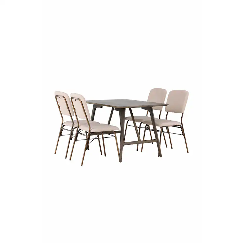 Matgrupp Venture Home Kaseidon med 4 st Seda stolar