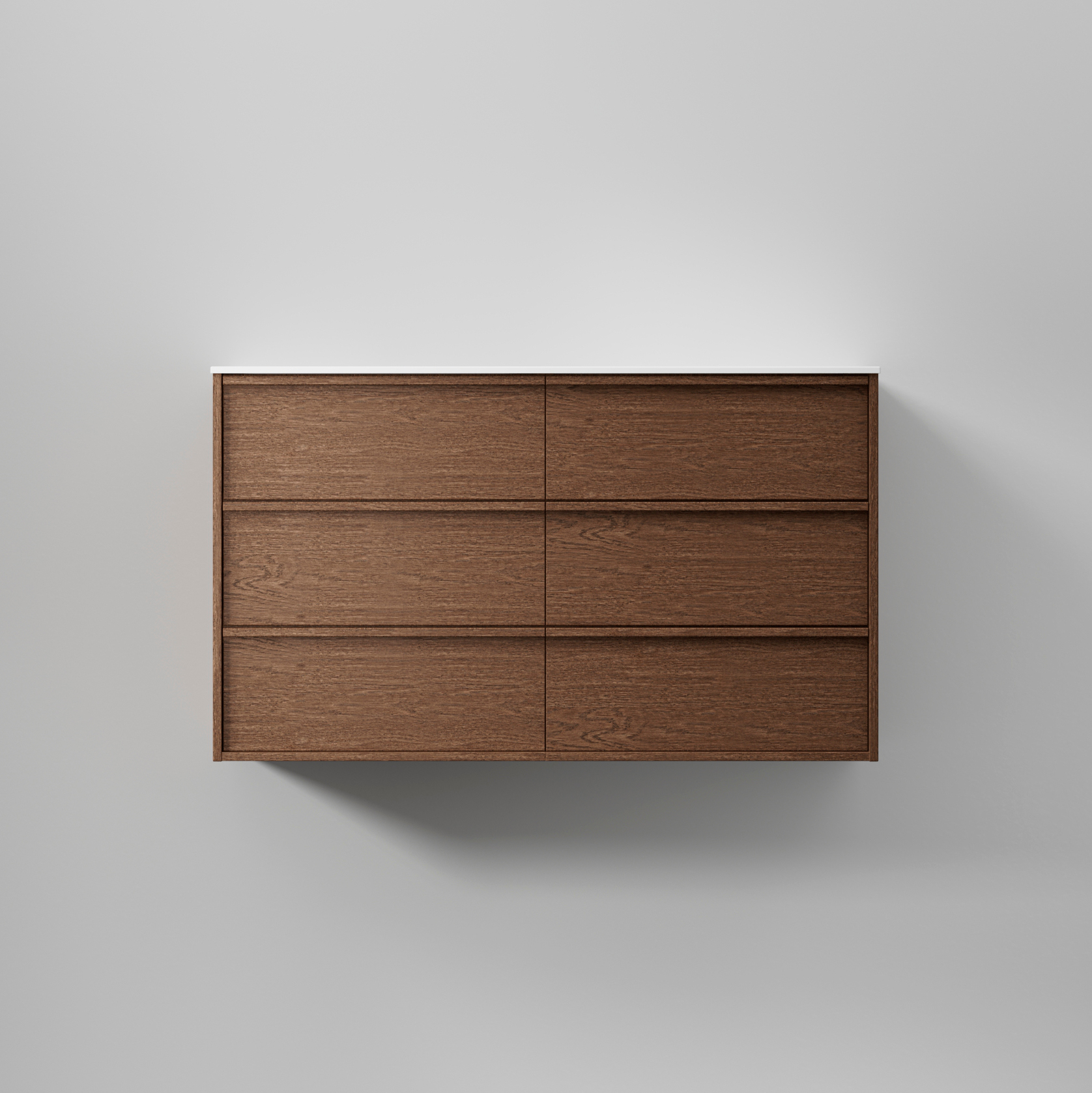 Kommod Terra Carve 120 D, Dark Oak, 6 Lådor Färg: Dark Oak, Bredd: 1200 mm