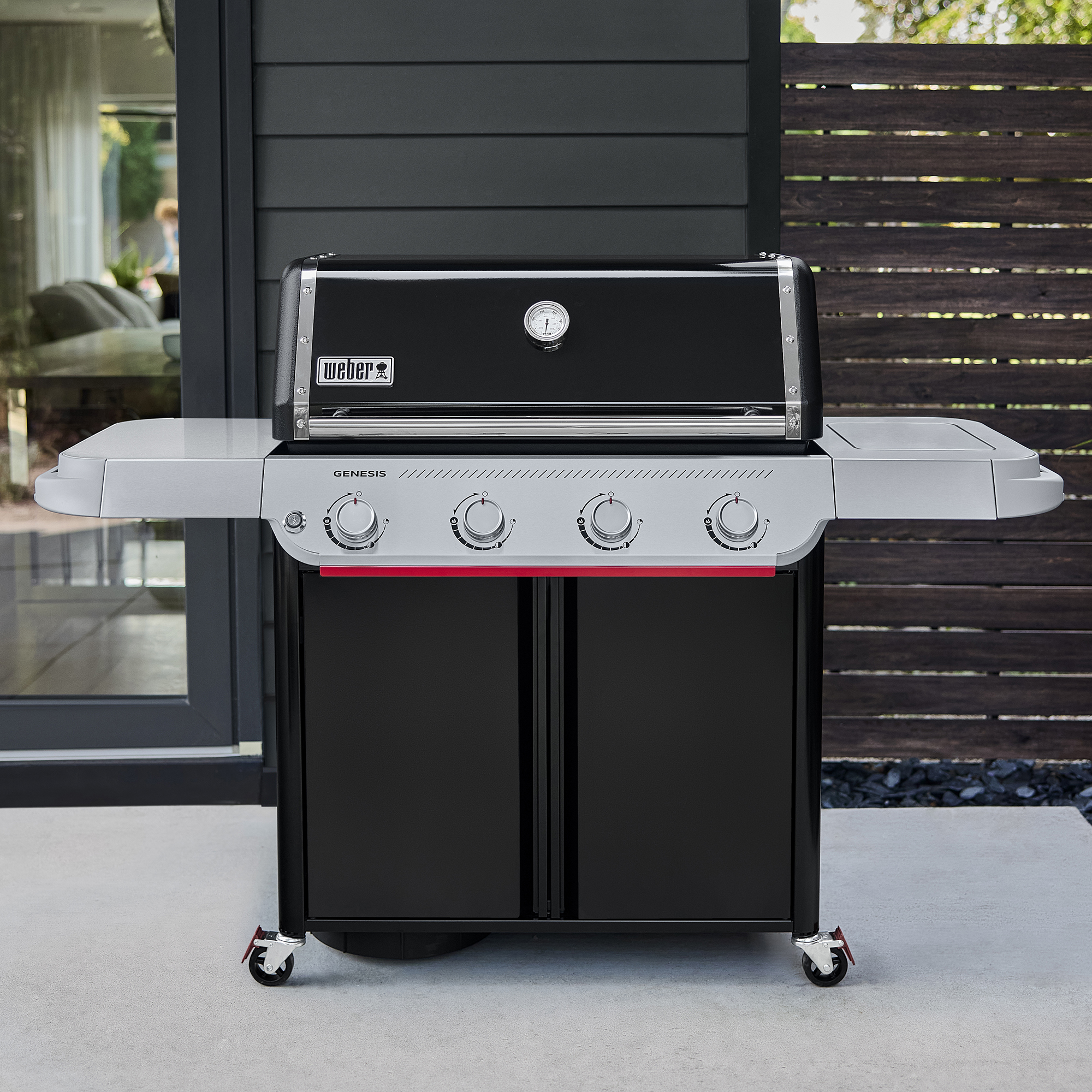 Gasolgrill Weber Genesis E-415 Gjutjärn med 4 Brännare