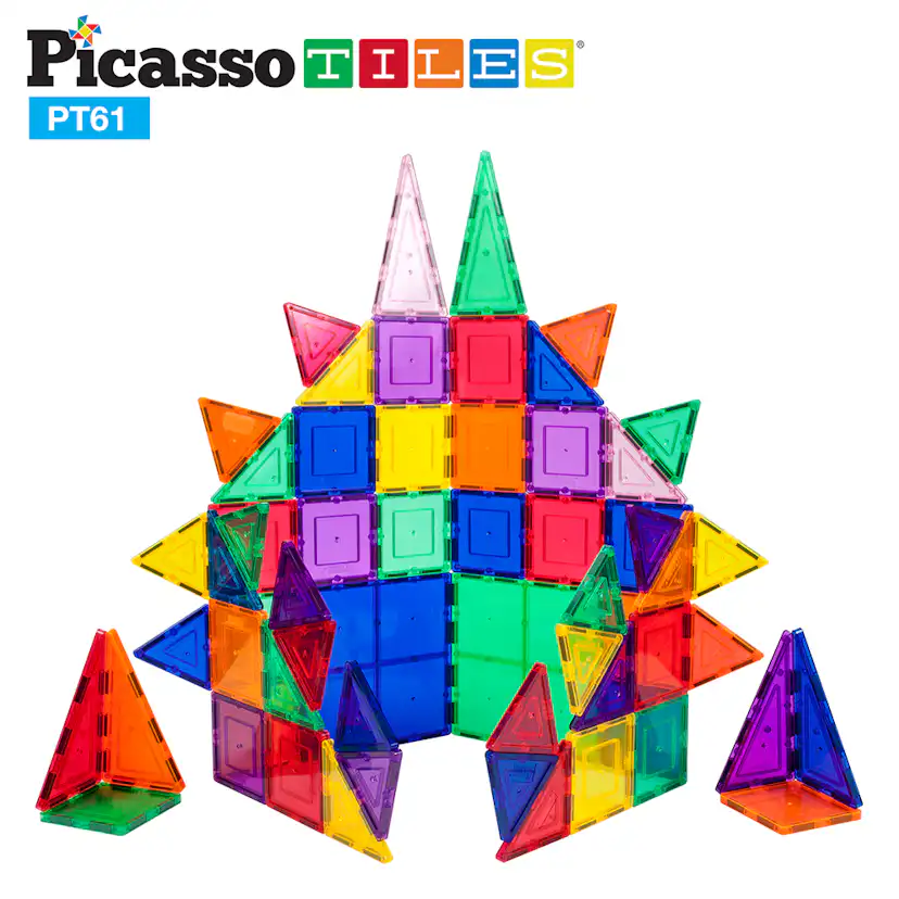 Magnetplattor Picasso Tiles 61 bitar
