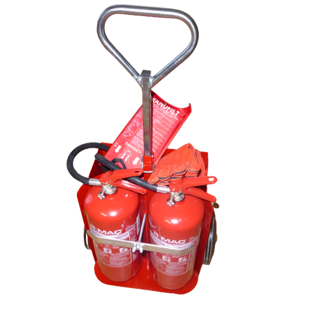 Heta-arbeten Kärra R!MAC Komplett 2 x 6 kg ABC + Filt & Handskar