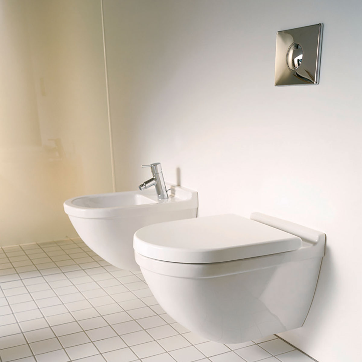 Vägghängd Toalettstol Duravit Starck 3 Rimless