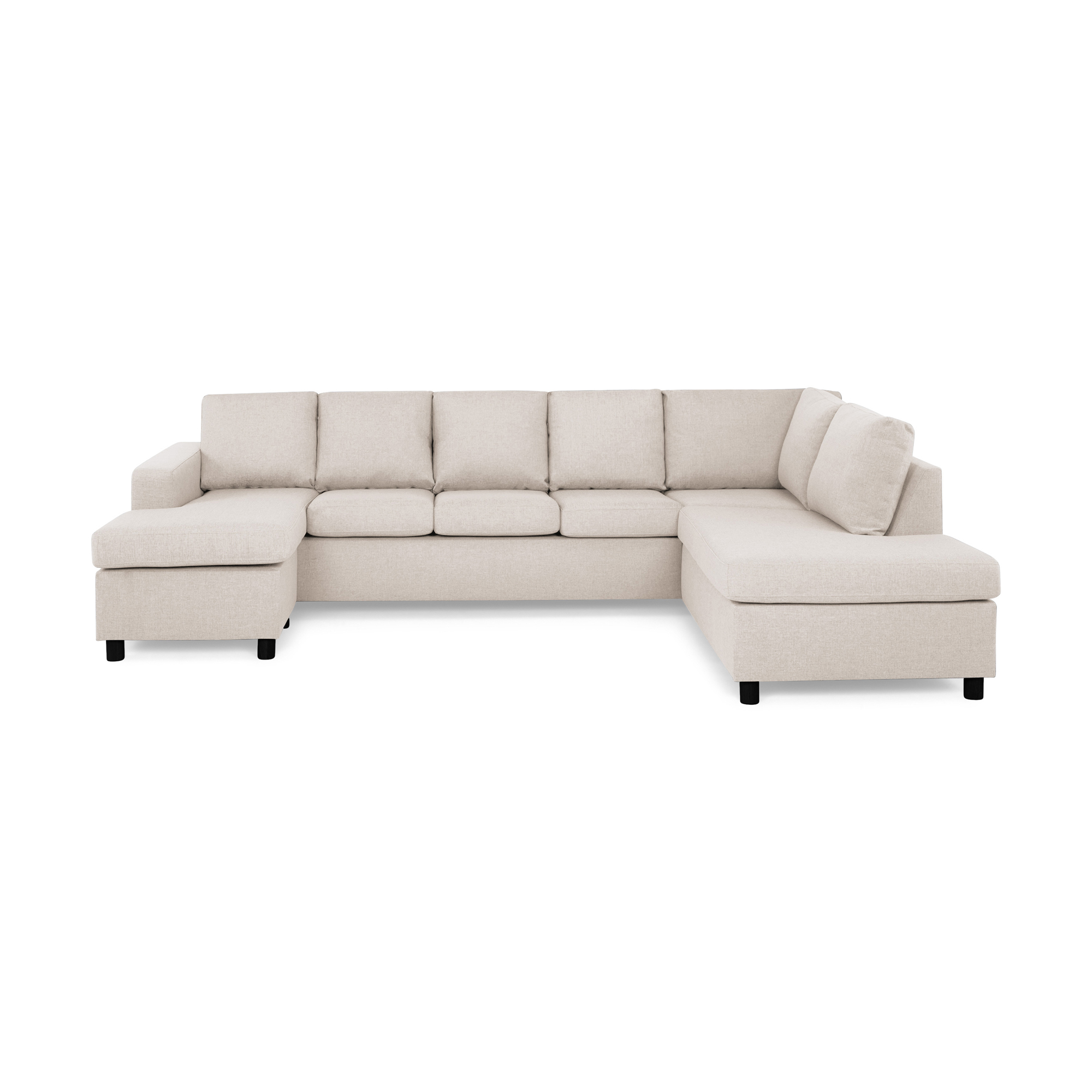 5-sitssoffa Basic Home Crazy U-formad med Divan och Schäslong XL 300 cm