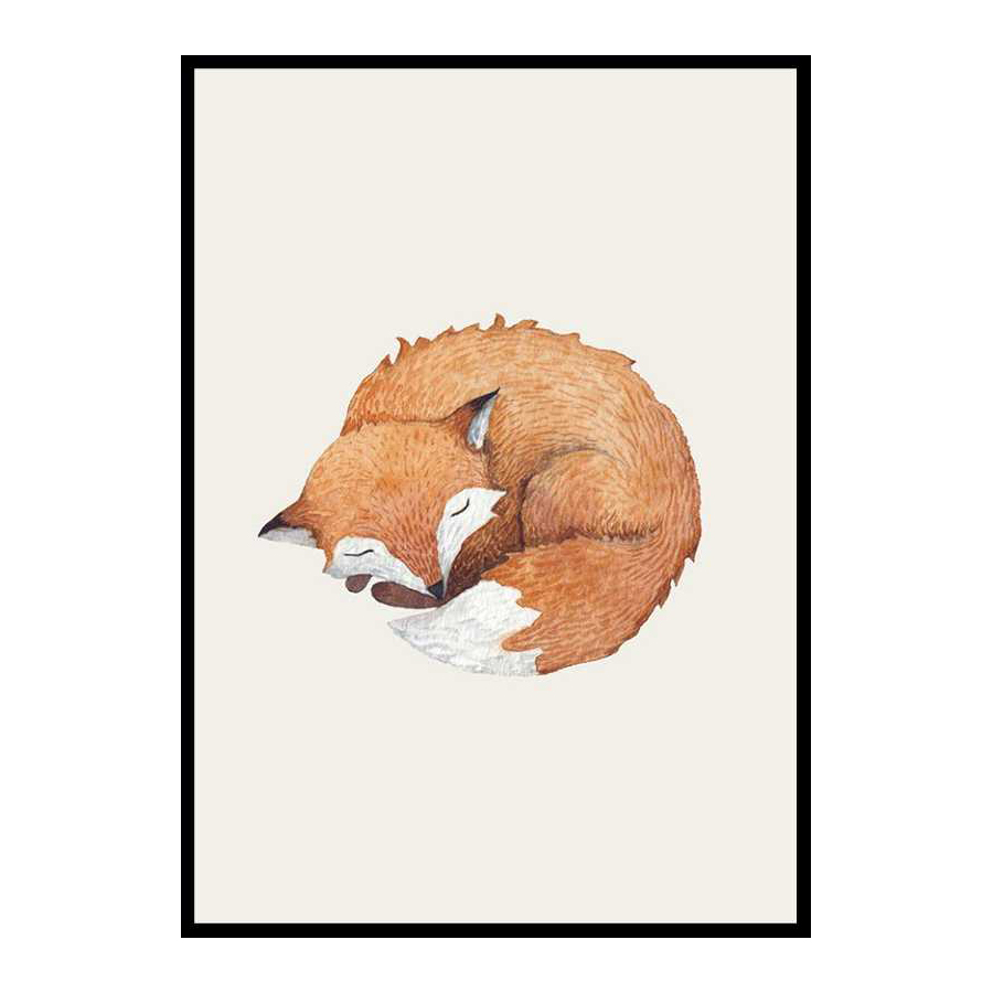 Poster Gallerix Sleeping Fox