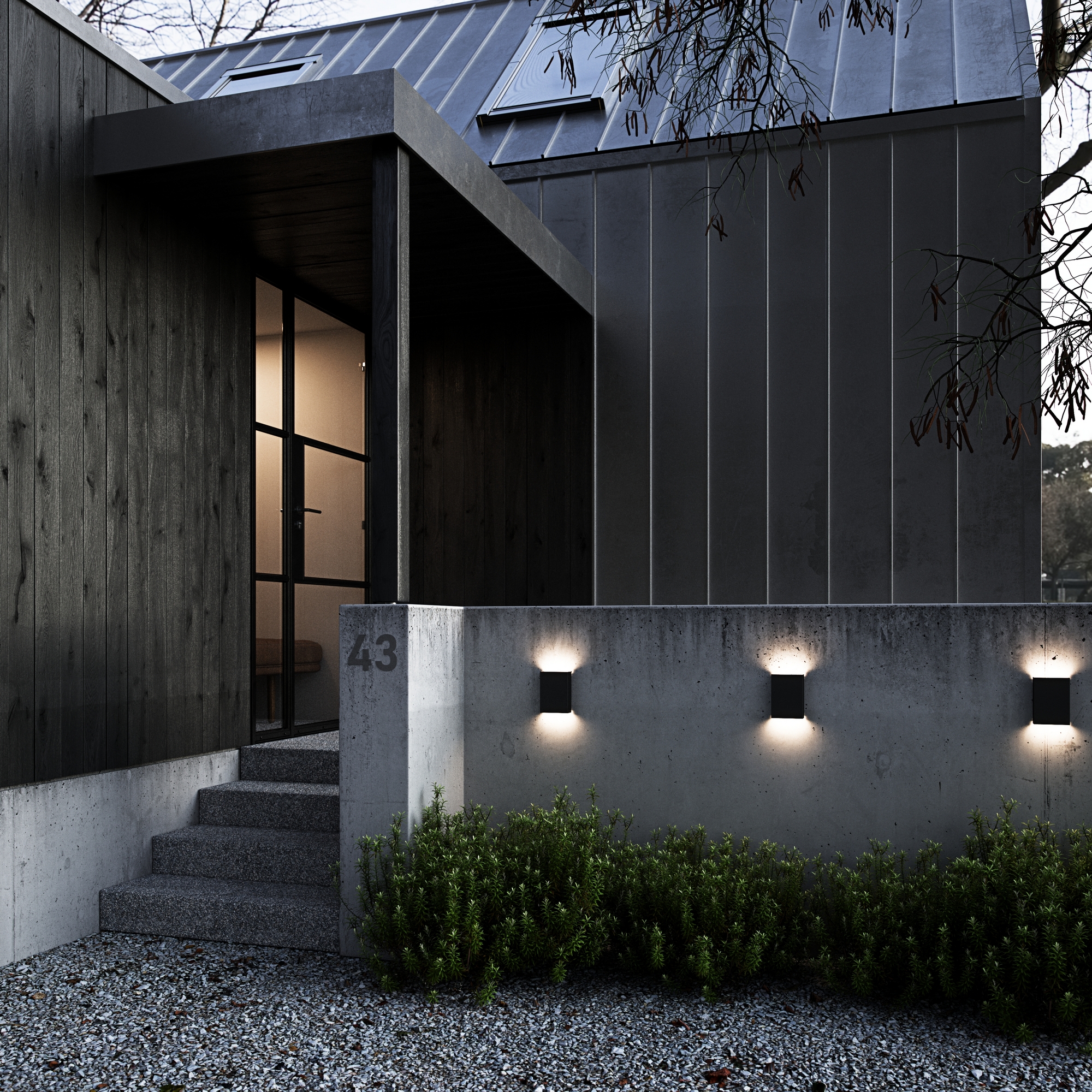 Fasadbelysning Nordlux Fold 15