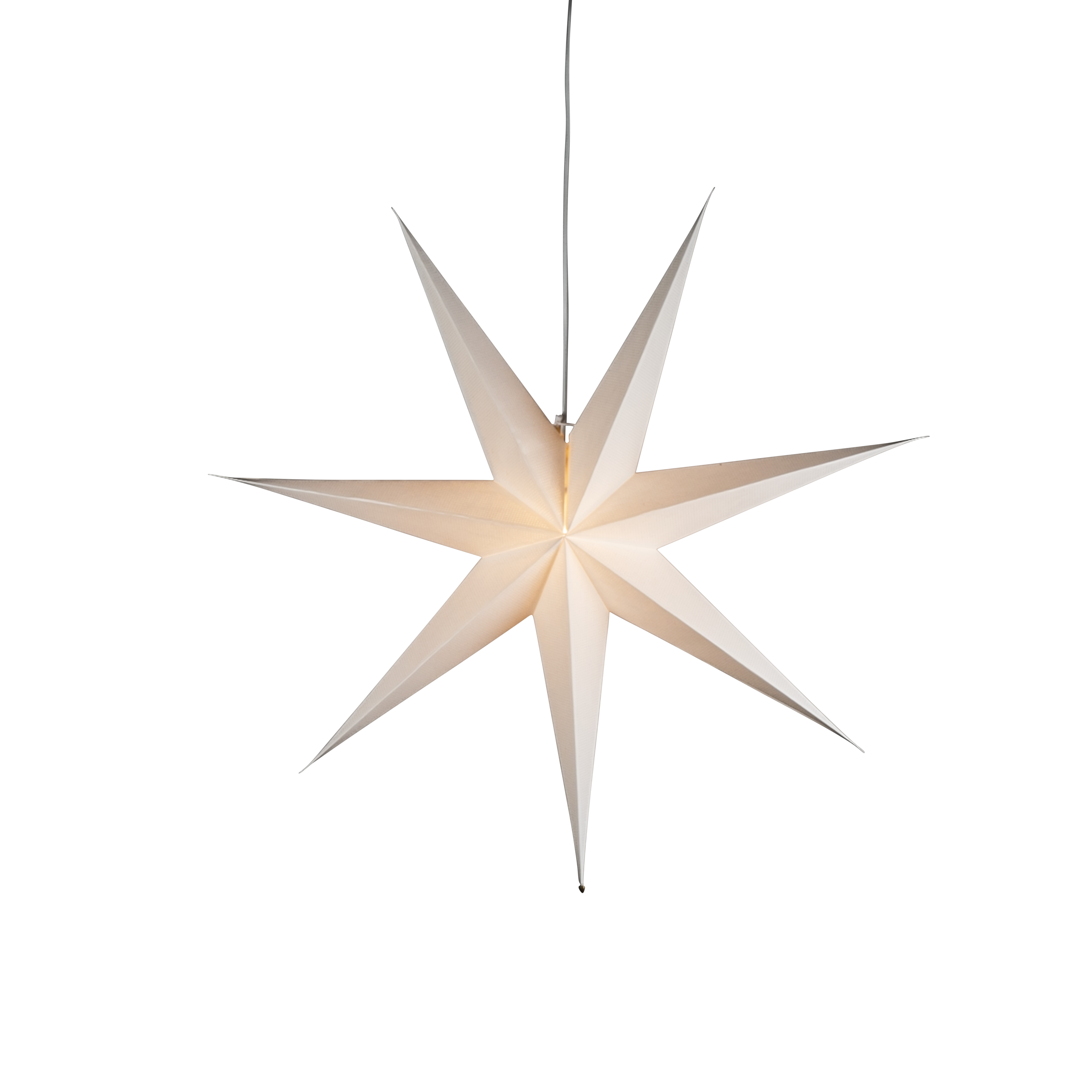 Adventsstjärna Gnojsö Konstsmide Papperstjärna m. E14 Sladdställ